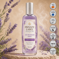 Aromatizante en Aerosol de Lavanda de Marca Privada 100ml OEM |   Aromatizante Instantáneo para el Hogar en Aerosol |   España UE