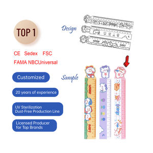 Schul-Geschenkset Multifunktionslineal Werbespielzeug für Kinder Klassische Bürogeschenke mit Individuellem Logo Muster Lineal Schreibwaren - Product Image 2