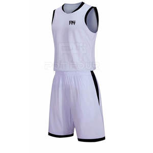 100% poliéster mejor calidad baloncesto uniforme alta calidad baloncesto Jersey conjunto nuevo diseño baloncesto uniforme - Product Image 2