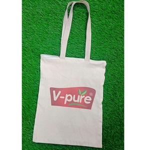 Bolsa de lona ecológica personalizada de alta calidad, bolsa de tela de lona reutilizable, bolsa de comestibles, bolsa de compras de lona de algodón con asa - Product Image 6