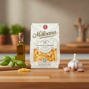 Pasta Molisana No. 031 Rigatoni de Trigo Duro Sin Refinar, Paquete de 24 Unidades en Bolsa de 500g - Product Image 3