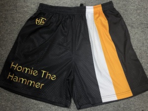 Nom personnalisé Logo Shorts de sport Running Gym Fitness Nets Shorts Basketball Mesh Shorts - Product Image 4