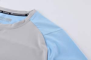 Logo personnalisé séchage rapide à manches courtes T-Shirt tricoté vêtements de travail avec cou publicité conception imprimée personnalisée - Product Image 6