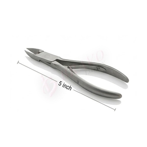 Professional Cuticle Nipper 5 Inch Stainless Steel Cuticle Nipper Silver Finish Manicure Pedicure <b>Nail</b> <b>Tool</b> - Product Image 4