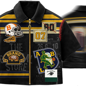 Camisetas de mujer Y2K de moda, camisetas cortas acanaladas suaves personalizadas para chicas, camisetas de verano de manga corta, camisetas de hombre con cremallera estilo Hip Hop - Product Image 2