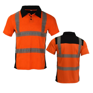 Camiseta Polo de Alta Visibilidad, Reflectante, para Trabajo de Seguridad Vial, para Hombre - Product Image 2
