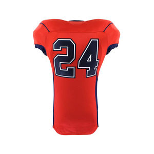 Camiseta de Fútbol Americano de Manga Corta con Logotipo de Equipo Personalizado, Impresa por Sublimación de Alta Calidad, Transpirable y que Absorbe la Humedad - Product Image 2