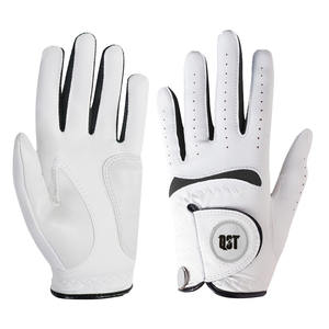 Gants de golf personnalisés en peau de mouton pour homme, main gauche/droite, respirants, anti-humidité, maille 3D, tissu antidérapant, fermeture auto-agrippante, sport - Product Image 2