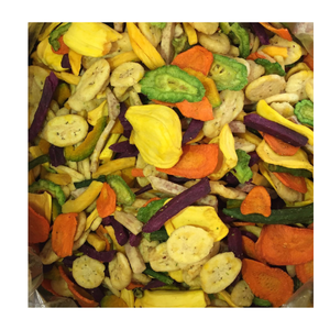 Top usine Meilleur prix Mélange de fruits et légumes secs pour collation-Fruits secs croustillants-Mélange de fruits et légumes frits sous vide - Product Image 2