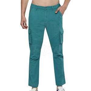 Marque privée de couleur personnalisée Pantalon cargo décontracté pour homme Pantalon cargo délavé multi-poches à vendre - Product Image 1