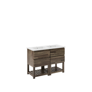 Meubles modernes de salle de bains prêts à monter Armoires en bois avec buffets en bois et en métal Meubles en gros - Product Image 4