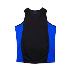Polyester entraînement Gym débardeur hommes Muscle sans manches vêtements de sport chemise Stringer vêtements musculation maillots - Product Image 4