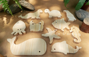 El mejor precio para la colección de juguetes educativos de madera con forma de animal Juegos interesantes para el regalo de cumpleaños de los niños - Product Image 3