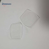 Komponen Jam Tangan Kaca Safir Kristal Lengkung Silikon Merek Dongqiao Kustom Model SWC-022 Tahan Air & Tahan Guncangan