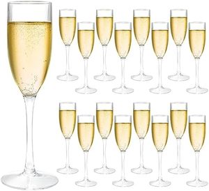 Flûte de luxe 150 ml en acrylique sans plomb pour mariages et fêtes, option logo personnalisé, écologique et réutilisable, fabriquée en Inde 2025 - Product Image 1