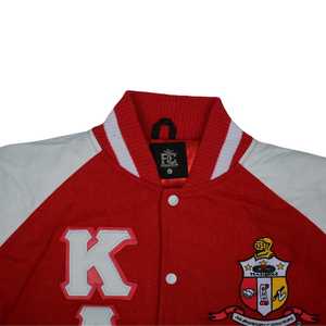 Giacca Varsity KappaAlphaPsi in Cashmere, Lana e Vera Pelle Nupe 1911 Ufficiale D9 Giacca Universitaria Greca da Fornitore Autorizzato - Product Image 5