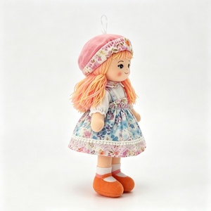 customized Cottagecore Handmade Textile <b>Doll</b>,Soft Fabric Girl Plush <b>Doll</b>,Mixed Floral Print Cloth Rag <b>Doll</b> - Product Image 6