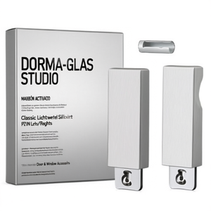 DORMA-GLAS Glastrbeschlag STUDIO Classic Leichtmetall Silber Eloxiert PZ DIN Links/Rechts <b>Door</b> & <b>Window</b> <b>Accessories</b> - Product Image 3