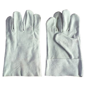 Vente en gros de gants en cuir de vachette personnalisés avec logo gants de soudage à usage intensif protection des mains à paume unique gants de sécurité en cuir pour hommes - Product Image 5