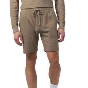 Nouvel arrivage de shorts de rue décontractés pour hommes Design personnalisé toile intermédiaire couleur unie teint uni prix raisonnable Super septembre - Product Image 1