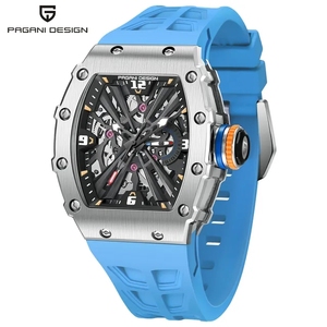 PAGANI DESIGN 1738 Nuevo Cronógrafo Reloj de pulsera de cuarzo Reloj deportivo VH65 para hombres Cristal de zafiro Caja de acero inoxidable resistente al agua - Product Image 2
