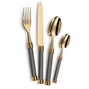 Qualité supérieure Luxe en acier inoxydable personnalisé avec poignée en résine Couverts Cadeau de mariage Personnalisation de restaurant disponible - Product Image 1