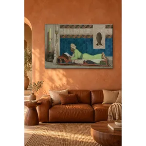 Fida Osman Hamdi Bey Jeune Savant Lisant un Livre Impression sur Toile - Product Image 5