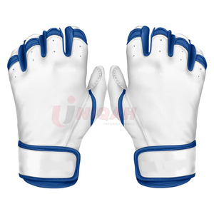 Guantes de bateo de béisbol unisex para jóvenes adultos cuero genuino de alta calidad antideslizante diseño ligero superventas equipo de jugadores - Product Image 1