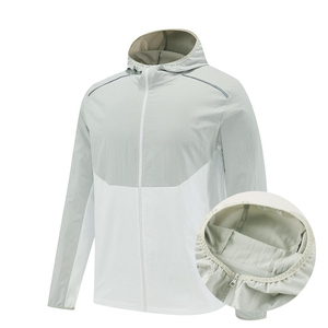 Ropa Deportiva para Hombre, Chaqueta con Cremallera de Poliéster con Logotipo Personalizado, Cuello Alto, OEM, Logotipo Impreso Personalizado, Pantalones Deportivos para Gimnasio y Fitness para Hombre - Product Image 4