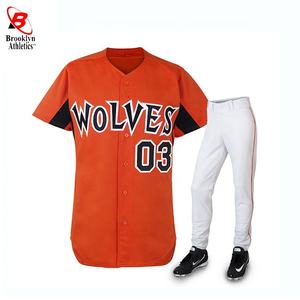 Broderie personnalisée Personnalisé Baseball Gros Pas Cher Blanc Baseball Jersey Sport softball - Product Image 2