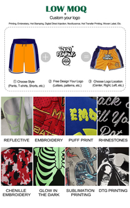 Oem Custom logo Double <b>Layer</b> High Quality Plus Size Men's Mesh Shorts Blank Plain Basketball Gym Boy Summer Shorts Sublimation - Product Image 3