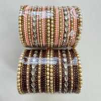 Mode pakistanaise et indienne, vêtements de la culture punjabi, ensembles de bracelets brillants pour mariée, meilleure qualité, ensemble de bracelets en métal pour femmes