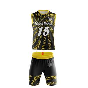 Totalmente personalizado de alta calidad transpirable 7 en 7 uniformes Set Precio al por mayor 7V7 uniformes de fútbol Set - Product Image 1
