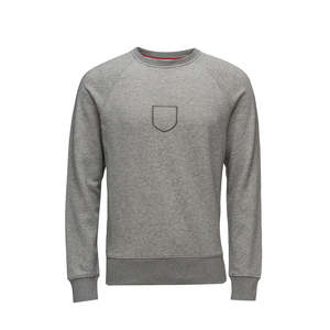 Nuevas sudaderas de lana de poliéster con diseño de cuello redondo al por mayor, sudaderas de talla grande con logotipo bordado personalizado, sudaderas antiretráctiles para hombre - Product Image 2