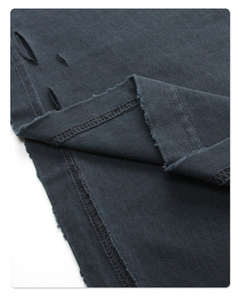 เสื้อยืดผู้ชายผ้าฝ้าย100เฮฟวี่เวทวินเทจโลโก้ที่กำหนดเองแขนสั้นและคอกลมมีรูที่ซักกรด - Product Image 3