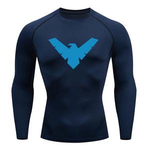 Nouvelles chemises de gymnastique à manches longues de haute qualité personnalisées imprimées en 3D Rash Guard Slim Fit Respirant Premium Jogging Wear - Product Image 4