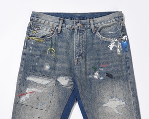 High Quality Vintage Ripped <b>Jeans</b> New Custom Bell Bottom Denim Pants Customize Stacked <b>Flare</b> <b>Jeans</b> <b>Men</b> 2025 - Product Image 3