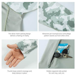 Sudadera con Capucha de Pesca para Hombre, Ligera, Personalizada, de Secado Rápido, Manga Larga, Protección UPF 50, Impresión por Sublimación, Transpirable, 100% Poliéster, Alta Calidad - Product Image 6