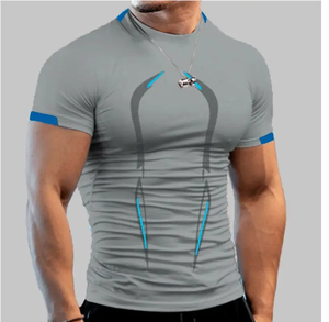 Camiseta Deportiva Personalizada al por Mayor, 100% Algodón Ecológico, Cómoda, de Secado Rápido, para Hombre, para Fitness, Running, Verano - Product Image 5