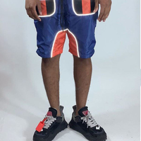 Erkek Yazlık Günlük Yansıtıcı Hızlı Kuruyan Polyester/Pamuk Ceket ve Şort Takımı Özel Logo Yeni Tasarım