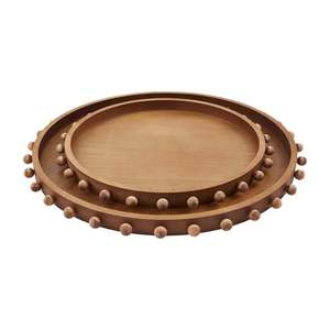 Luxury Acacia Wood Tray for Wedding Home Decor Serving Tray for Living Room Bedroom & Kitchen High Quality Wooden Tray - Product Image 1