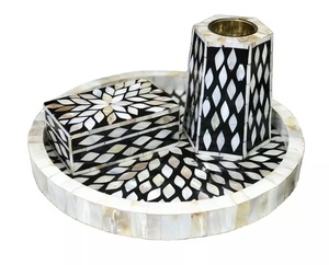 Meilleur prix Bakhoor Set Floral Design Nacre Incrustation Plateau Boîte Et Encensoir Ensemble Pour Cadeau De Luxe Maison Hôtel Oud Brûleur D'encens - Product Image 3