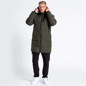 Chaqueta larga de alta calidad para hombre con forro aislante y tela duradera para el calor del invierno - Product Image 3