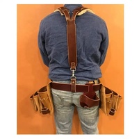 HMB-LB-502 Offre Spéciale en plein air en cuir ceinture à outils avec des prix bas en gros nouveauté Top vente Kits de cuir ceintures