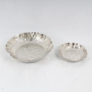 Servidor de concha de vieira metálica de lujo con plato de servicio de 3 compartimentos para frutas y dulces secos de chocolate - Product Image 5