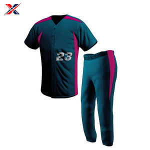 Ensembles de vêtements de sport de baseball pour adultes au toucher doux du meilleur fournisseur Style unique fait à la main Techniques imprimées Respirant Différentes couleurs - Product Image 4