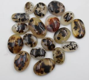 Agate naturelle de forme ovale, pierre précieuse, agate naturelle imprimée pour la méditation et la fabrication de bijoux, vente en gros - Product Image 4