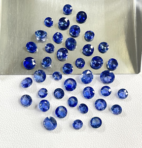 Zafiros Azules Naturales de Alta Calidad, 4-5mm, Corte Redondo Calibrado, Color Azul Real, Piedras Preciosas Sueltas para Joyería al Mejor Precio - Product Image 4