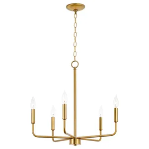 Lustre de metal para decoração de casas e hotéis, luminária suspensa para uso doméstico, luminária para decoração de tetos, luminária para venda por atacado