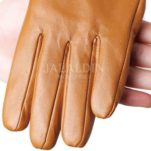 Guantes de Cuero a Rayas Casuales de Moda con Diseño OEM, Pantalla Táctil Multifunción, Todos los Colores, para Deportes de Invierno y Actividades al Aire Libre - Product Image 4